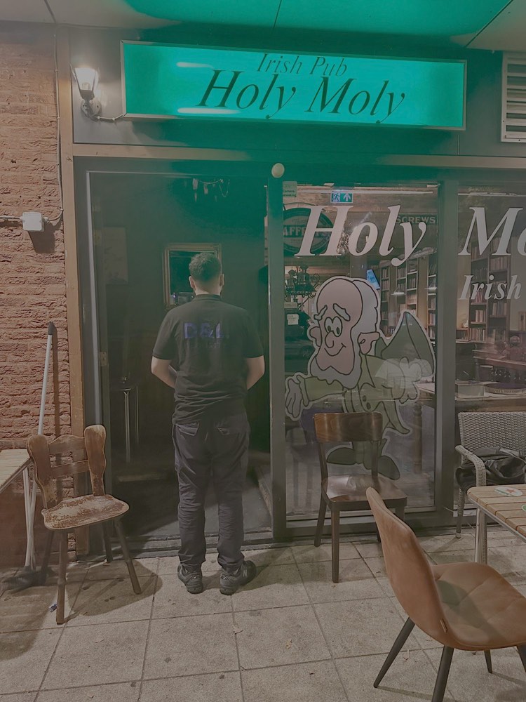 Horecabeveiliging bij een Irish pub